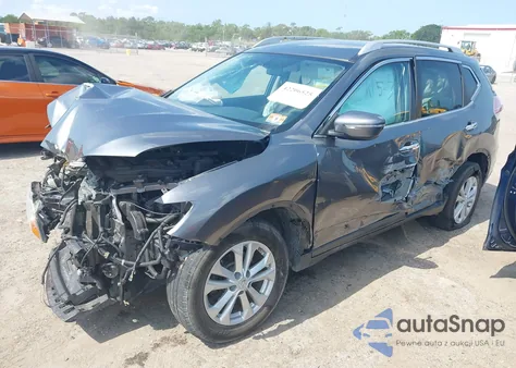 2015 Nissan Rogue Sv из США, поврежденный, VIN KNMAT2MV5FP536374